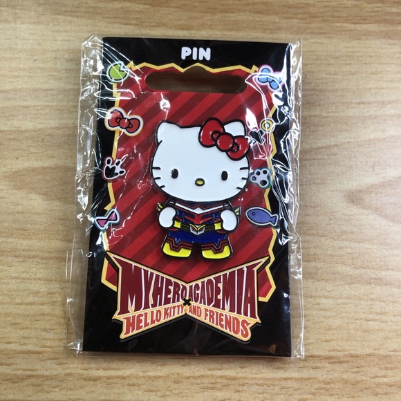 Hello Kitty Other Hello Kitty X Mha Hello Kitty All Might Enamel Pin Poshmark